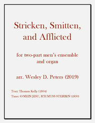 Stricken, Smitten, and Afflicted TB choral sheet music cover Thumbnail